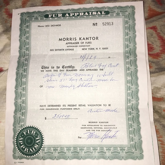 WHITE FUR COAT - Picture 4 of 8